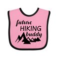 thumbnail image 1 of Inktastic Future Hiking Buddy Boys or Girls Baby Bib, 1 of 4