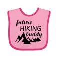 thumbnail image 1 of Inktastic Future Hiking Buddy Boys or Girls Baby Bib, 1 of 4