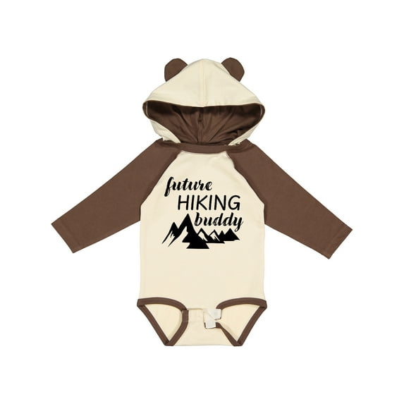 Inktastic Future Hiking Buddy Boys or Girls Long Sleeve Baby Bodysuit