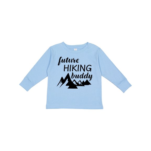 Inktastic Future Hiking Buddy Boys or Girls Long Sleeve Toddler T-Shirt