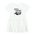 thumbnail image 1 of Inktastic Future Hiking Buddy Girls Baby Dress, 1 of 5