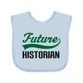 thumbnail image 1 of Inktastic Future Historian Boys or Girls Baby Bib, 1 of 4