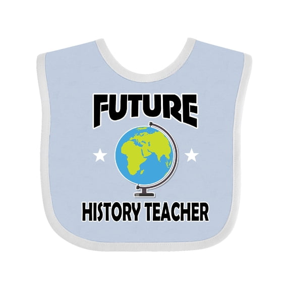 Inktastic Future History Teacher Boys or Girls Baby Bib