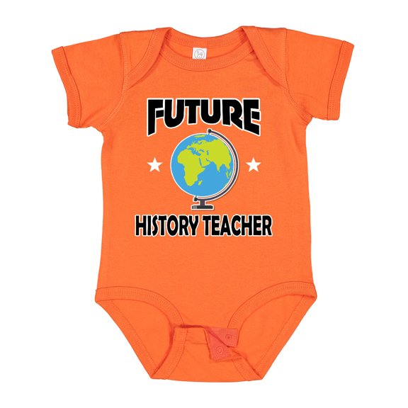 Inktastic Future History Teacher Boys or Girls Baby Bodysuit