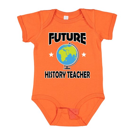 Inktastic Future History Teacher Boys or Girls Baby Bodysuit