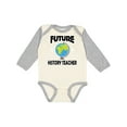 thumbnail image 1 of Inktastic Future History Teacher Boys or Girls Long Sleeve Baby Bodysuit, 1 of 5