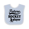thumbnail image 1 of Inktastic Future Hockey Player Baby Boy Boys Baby Bib, 1 of 4