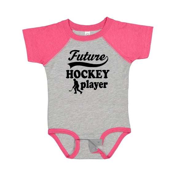 Inktastic Future Hockey Player Baby Boy Boys Baby Bodysuit