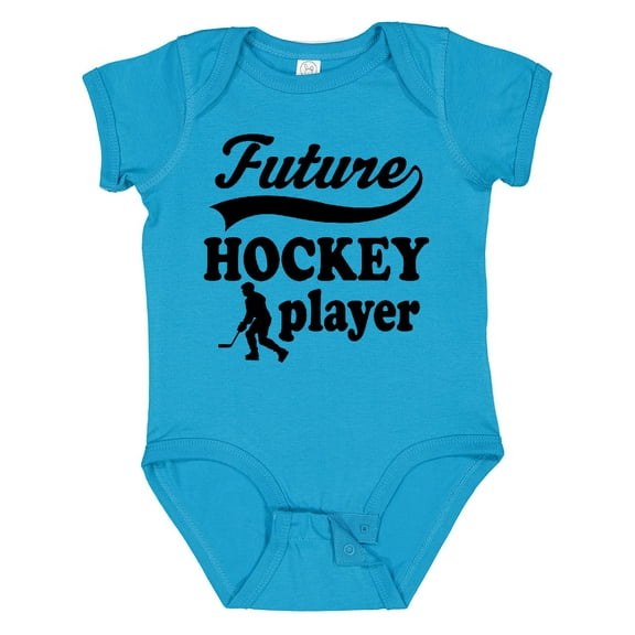 Inktastic Future Hockey Player Baby Boy Boys Baby Bodysuit