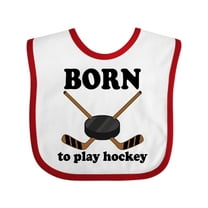 Inktastic Future Hockey Player Born to Play Hockey Boys Baby Bib