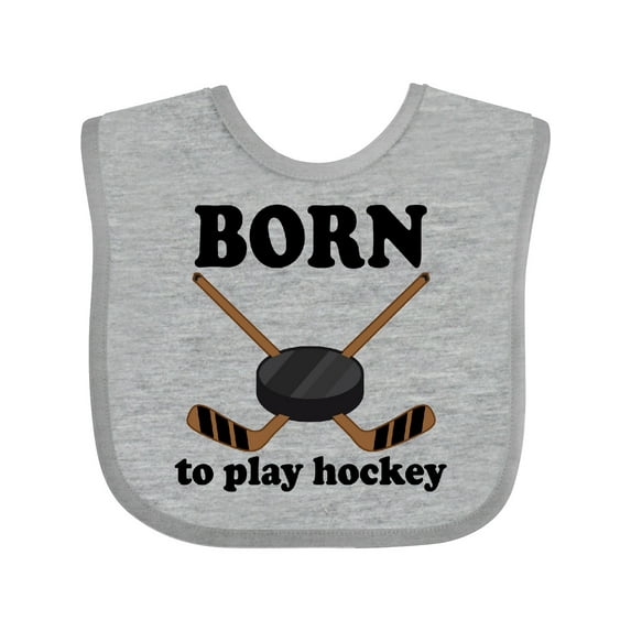 Inktastic Future Hockey Player Born to Play Hockey Boys Baby Bib