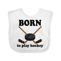Inktastic Future Hockey Player Born to Play Hockey Boys Baby Bib