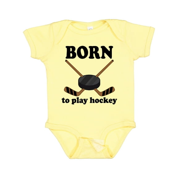 Inktastic Future Hockey Player Born to Play Hockey Boys Baby Bodysuit
