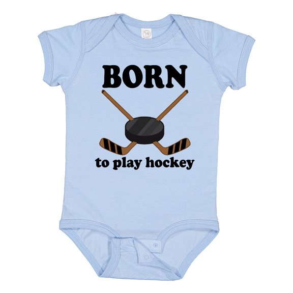 Inktastic Future Hockey Player Born to Play Hockey Boys Baby Bodysuit