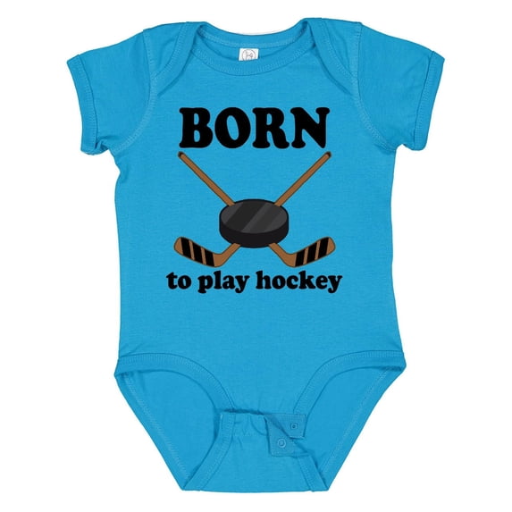Inktastic Future Hockey Player Born to Play Hockey Boys Baby Bodysuit