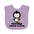 thumbnail image 1 of Inktastic Future Hockey Player Penguin Boys or Girls Baby Bib, 1 of 4