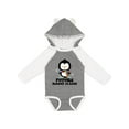 thumbnail image 1 of Inktastic Future Hockey Player Penguin Boys or Girls Long Sleeve Baby Bodysuit, 1 of 5