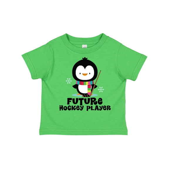 Inktastic Future Hockey Player Penguin Boys or Girls Toddler T-Shirt