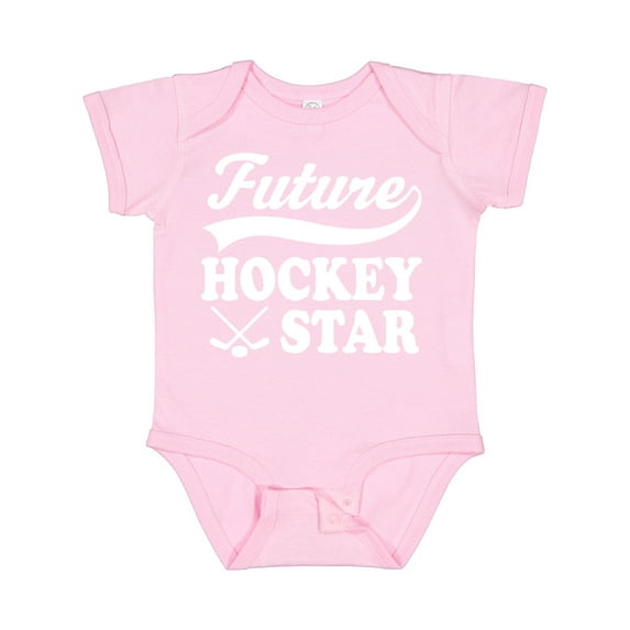 Inktastic Future Hockey Star Childs Sports Boys or Girls Baby Bodysuit