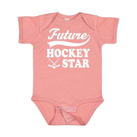 Inktastic Future Hockey Star Childs Sports Boys or Girls Baby Bodysuit