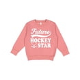 thumbnail image 1 of Inktastic Future Hockey Star Childs Sports Toddler Sweatshirt, 1 of 4