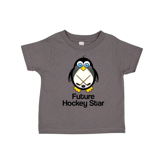 Inktastic Future Hockey Star Penguin Boys or Girls Toddler T-Shirt