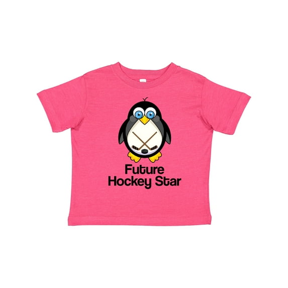 Inktastic Future Hockey Star Penguin Boys or Girls Toddler T-Shirt