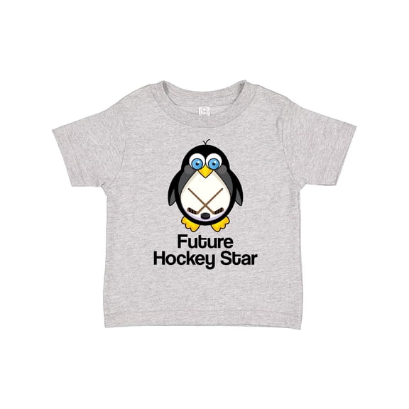 Inktastic Future Hockey Star Penguin Boys or Girls Toddler T-Shirt