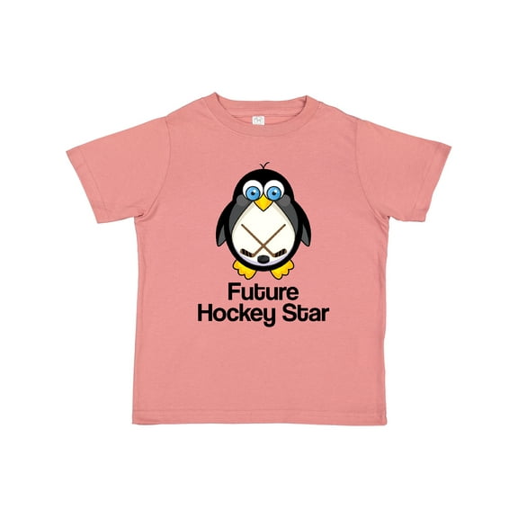Inktastic Future Hockey Star Penguin Boys or Girls Toddler T-Shirt