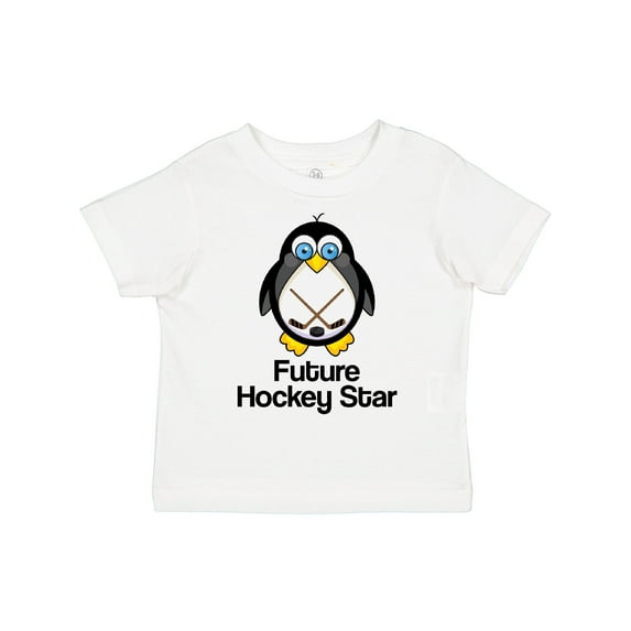 Inktastic Future Hockey Star Penguin Boys or Girls Toddler T-Shirt