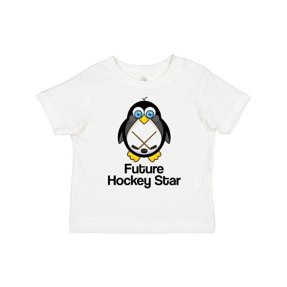 Inktastic Future Hockey Star Penguin Boys or Girls Toddler T-Shirt