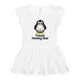 thumbnail image 1 of Inktastic Future Hockey Star Penguin Girls Toddler Dress, 1 of 5