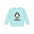 thumbnail image 1 of Inktastic Future Hockey Star Penguin Toddler Sweatshirt, 1 of 4