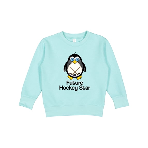 Inktastic Future Hockey Star Penguin Toddler Sweatshirt