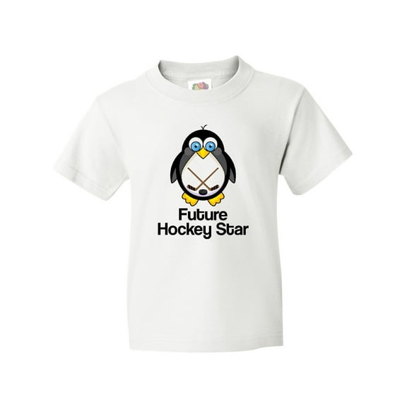 Inktastic Future Hockey Star Penguin Youth T-Shirt