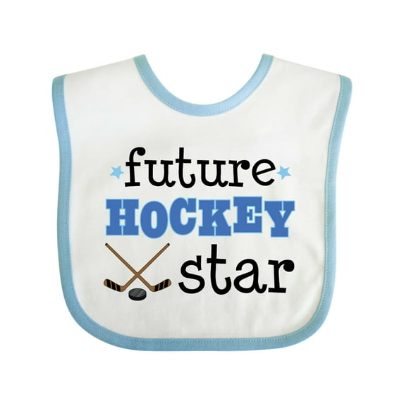 Inktastic Future Hockey Star Sports Boys or Girls Baby Bib