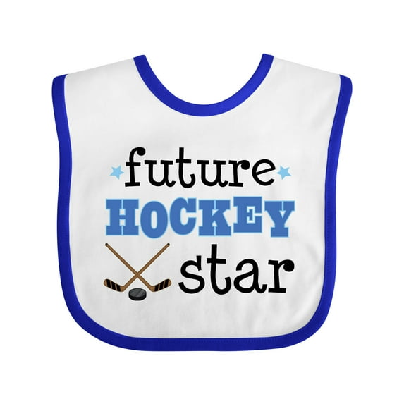 Inktastic Future Hockey Star Sports Boys or Girls Baby Bib