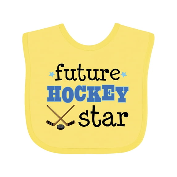 Inktastic Future Hockey Star Sports Boys or Girls Baby Bib