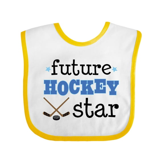 Inktastic Future Hockey Star Sports Boys or Girls Baby Bib