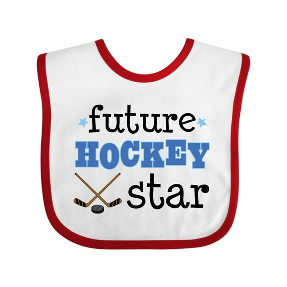 Inktastic Future Hockey Star Sports Boys or Girls Baby Bib