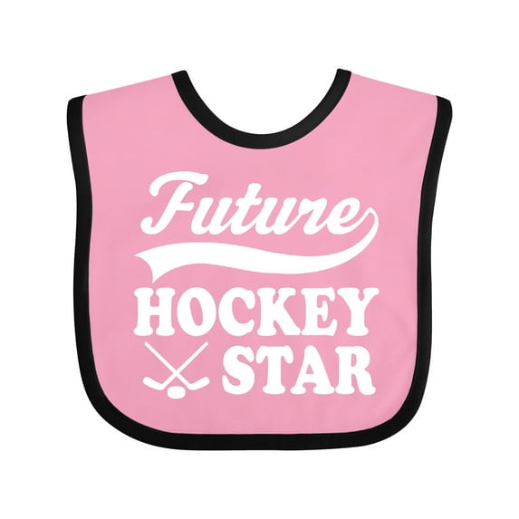 Inktastic Future Hockey Star childs sports Boys or Girls Baby Bib
