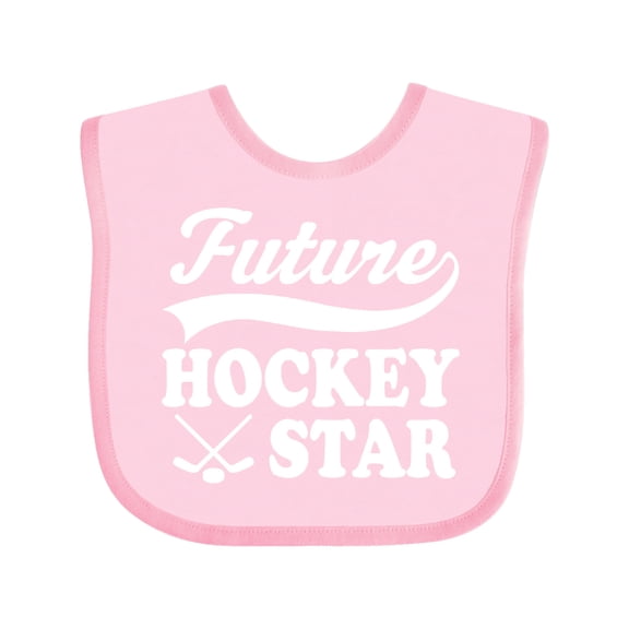 Inktastic Future Hockey Star childs sports Boys or Girls Baby Bib