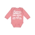 thumbnail image 1 of Inktastic Future Home Builder Contractor Boys or Girls Long Sleeve Baby Bodysuit, 1 of 5