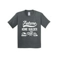 thumbnail image 1 of Inktastic Future Home Builder Contractor Youth T-Shirt, 1 of 5