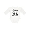 thumbnail image 1 of Inktastic Future HR Manager Boys or Girls Long Sleeve Baby Bodysuit, 1 of 5