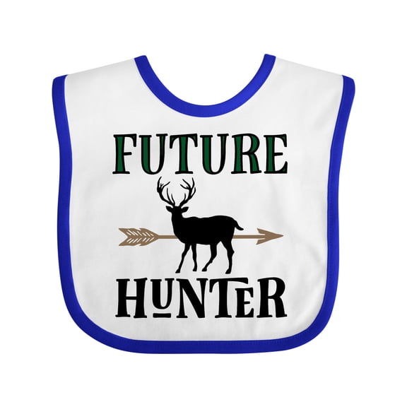 Inktastic Future Hunter Deer Hunting Boys or Girls Baby Bib
