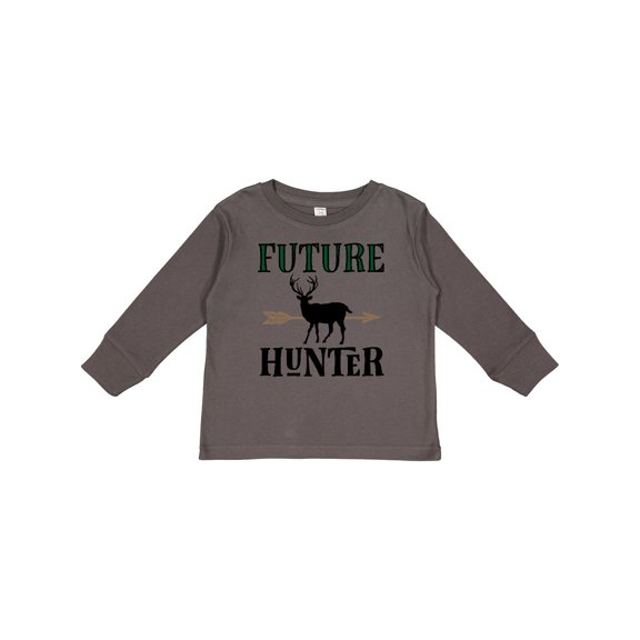 Inktastic Future Hunter Deer Hunting Boys or Girls Long Sleeve Toddler T-Shirt