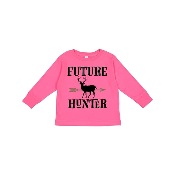 Inktastic Future Hunter Deer Hunting Boys or Girls Long Sleeve Toddler T-Shirt