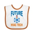 thumbnail image 1 of Inktastic Future Hvac Tech in Training Boys Baby Bib, 1 of 4