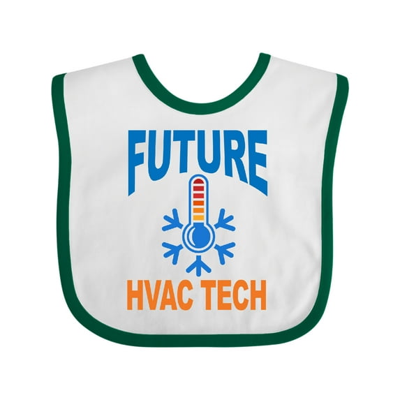Inktastic Future Hvac Tech in Training Boys Baby Bib